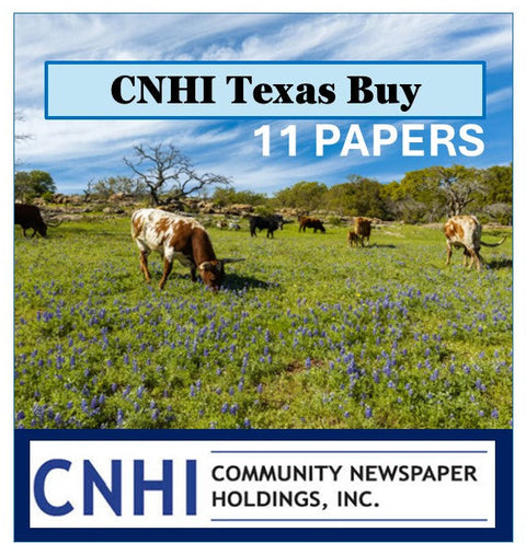 CNHI Texas Buy - 11 Papers