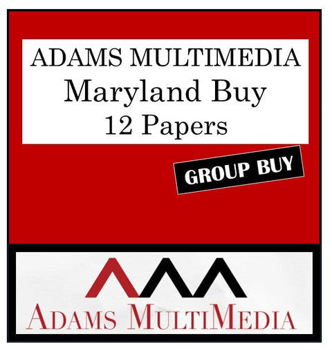 Adams MultiMedia Maryland Buy