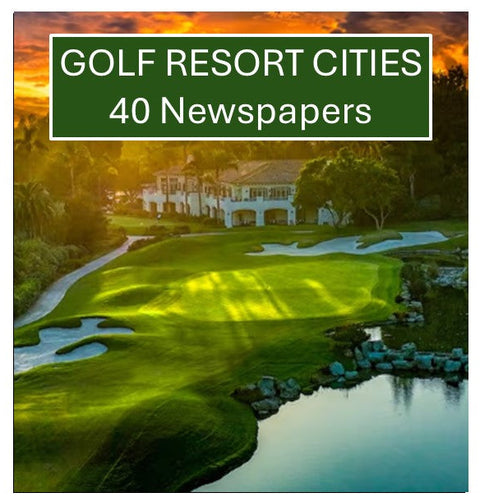 Golf Resort Cities 40 Newspapers