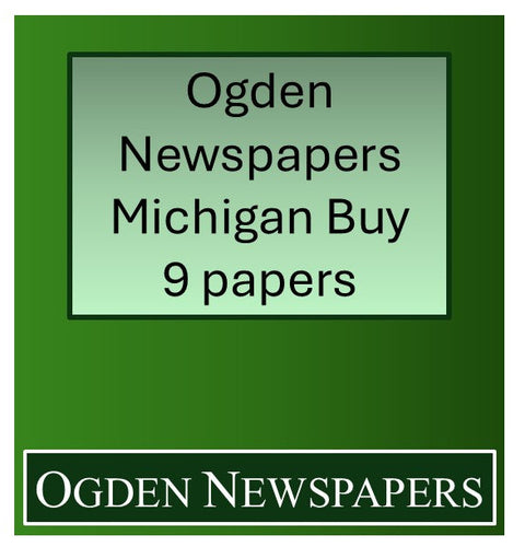 Ogden Newspapers Michigan Buy - 9 Papers